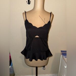 Women’s Meraki Sleeveless Black Blouse Size Medium